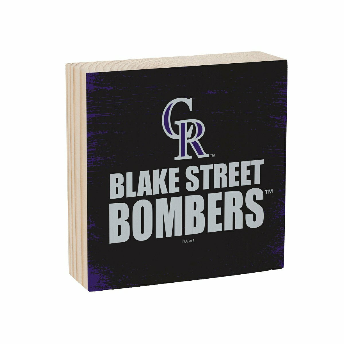 Colorado Rockies Plock, Down Home Fans, 6x6, MLB, Home
