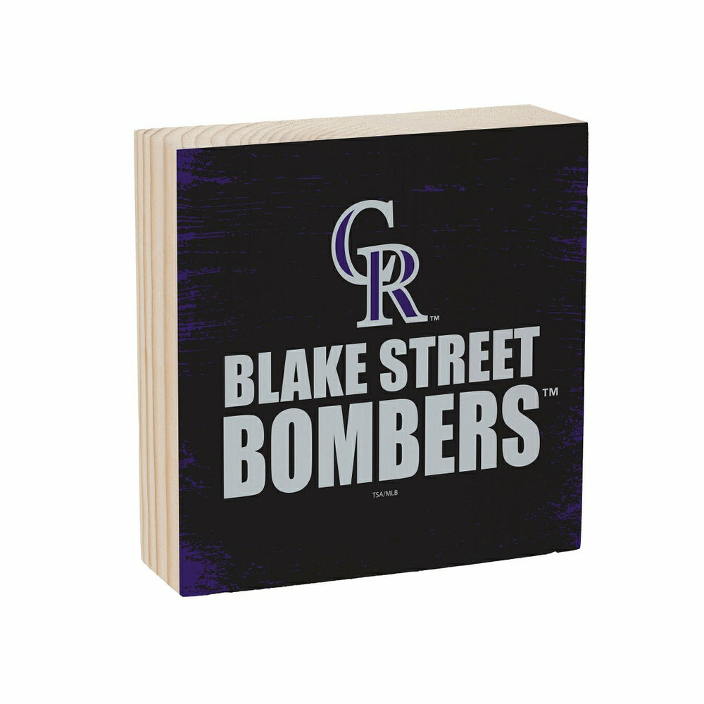 Colorado Rockies Plock, Down Home Fans, 6x6, MLB, Home