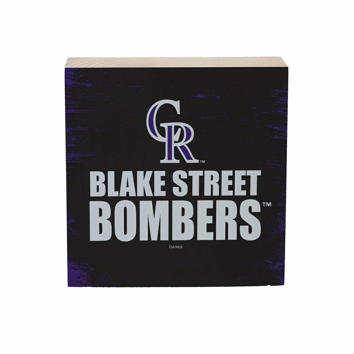 Colorado Rockies Plock, Down Home Fans, 6x6, MLB, Home
