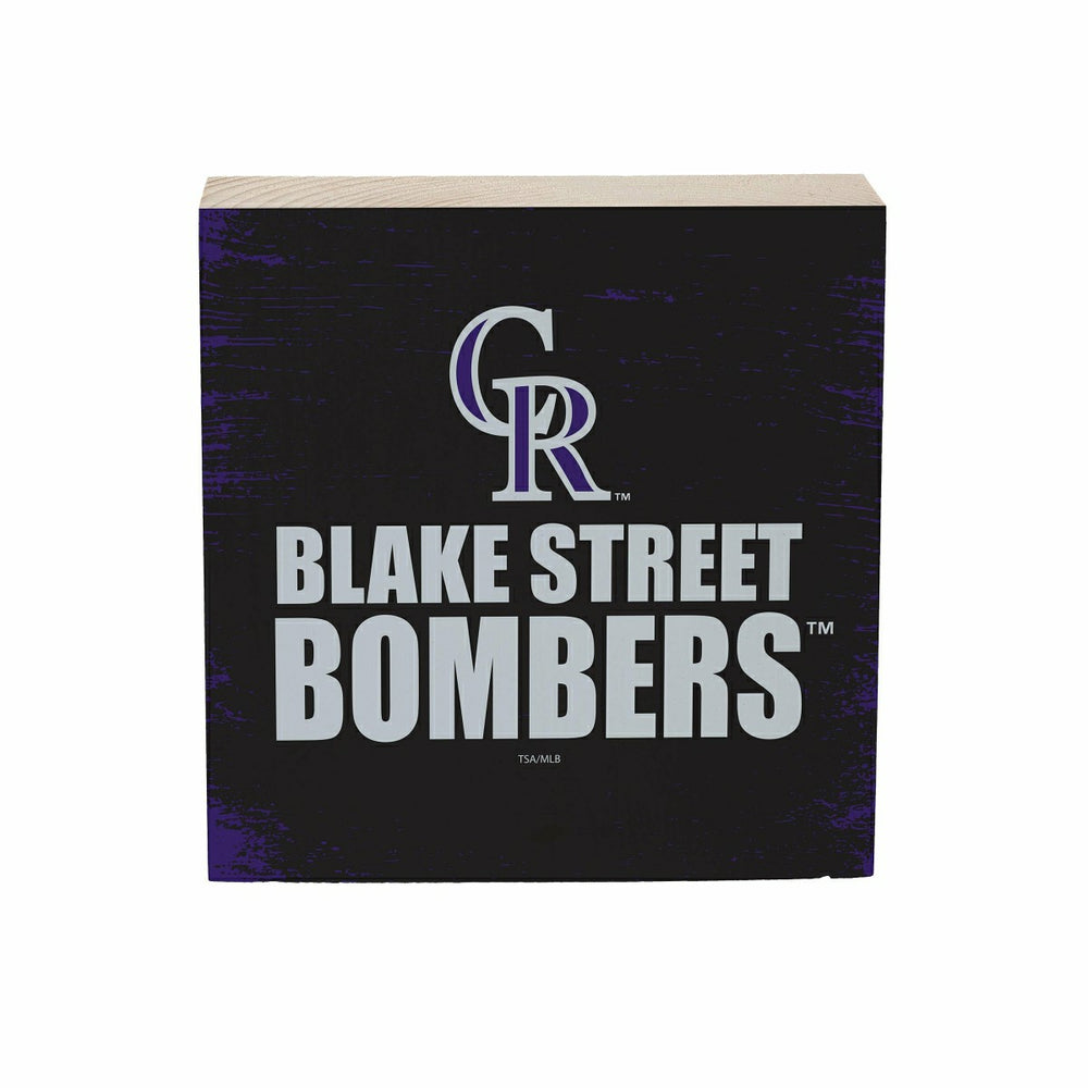 Colorado Rockies Plock, Down Home Fans, 6x6, MLB, Home