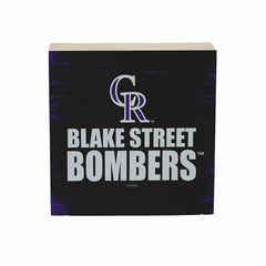 Colorado Rockies Plock, Down Home Fans, 6x6, MLB, Home
