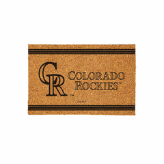 Colorado Rockies Large One Color Coir Mat, 36"x24", MLB