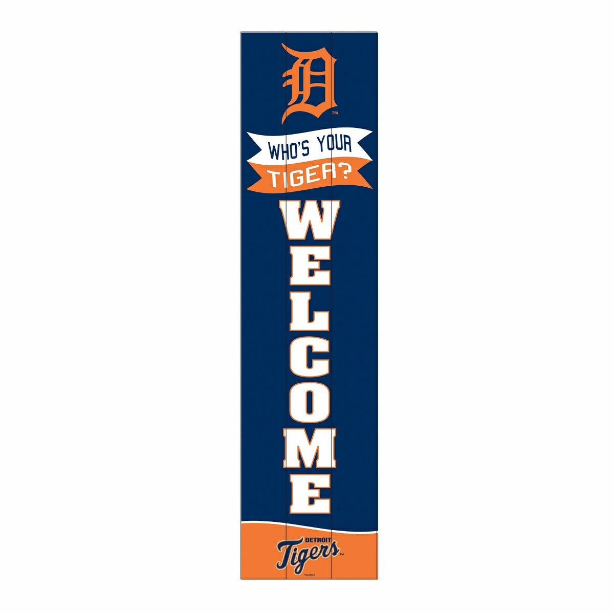 Detroit Tigers, 46" Leaner, MLB, Home
