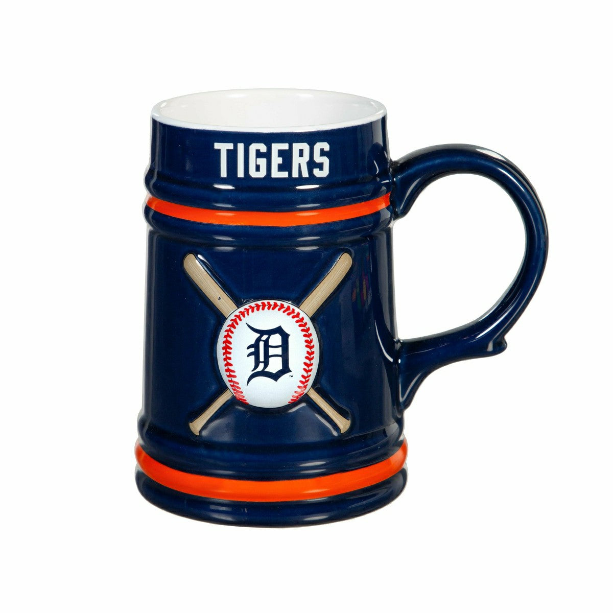 Detroit Tigers Ceramic Stein Cup, 24oz, MLB, Home