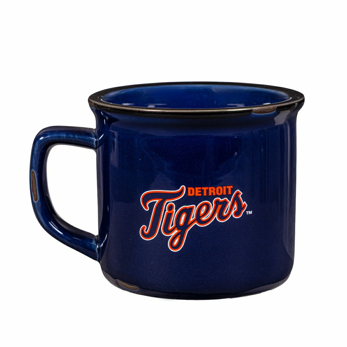 Detroit Tigers Ceramic Camp Cup with Enamel Finish, 14oz, MLB, Home