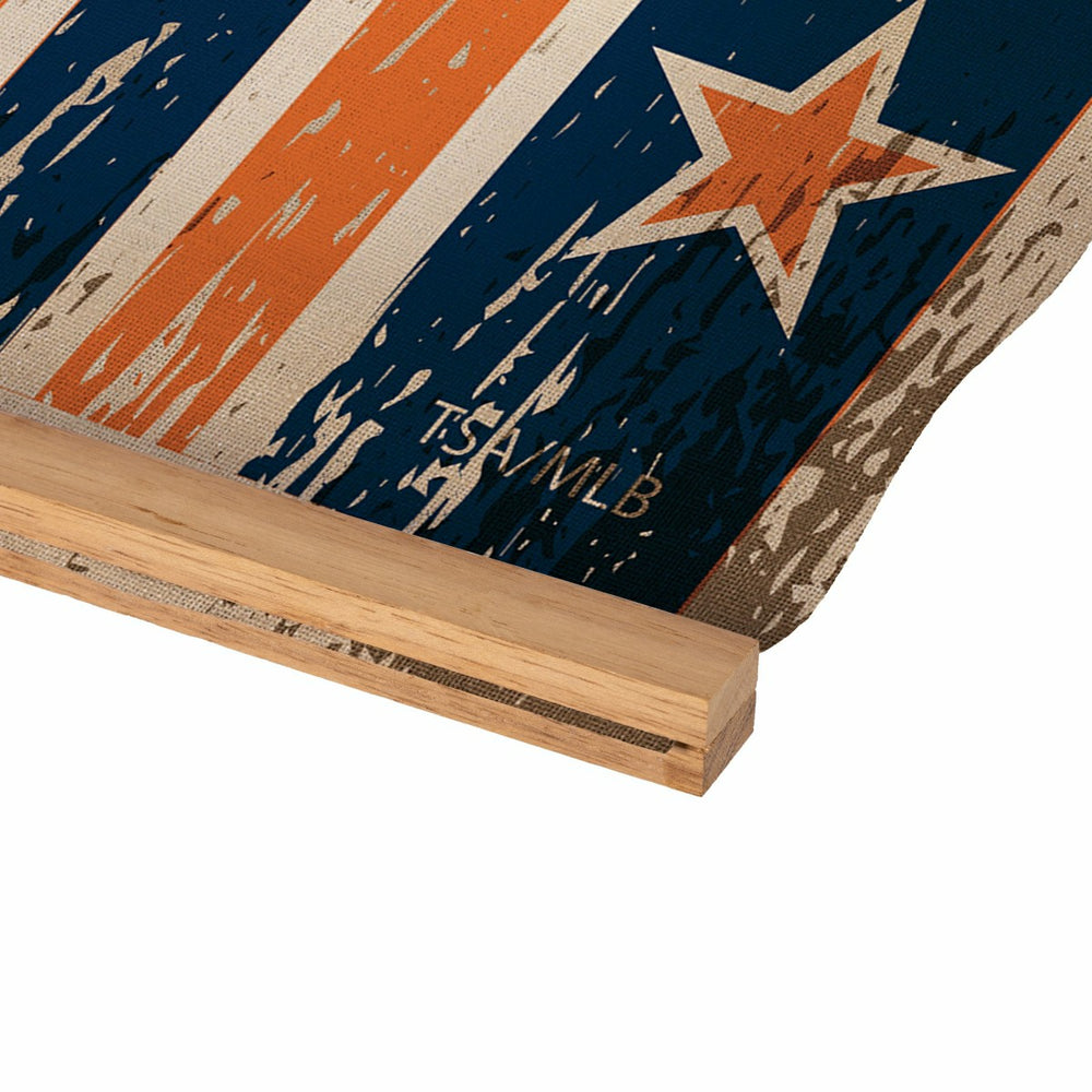 Detroit Tigers, Canvas Wall Tapestry, Medium, 36x24, MLB, Home