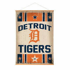 Detroit Tigers, Canvas Wall Tapestry, Large, 54x36, MLB, Home