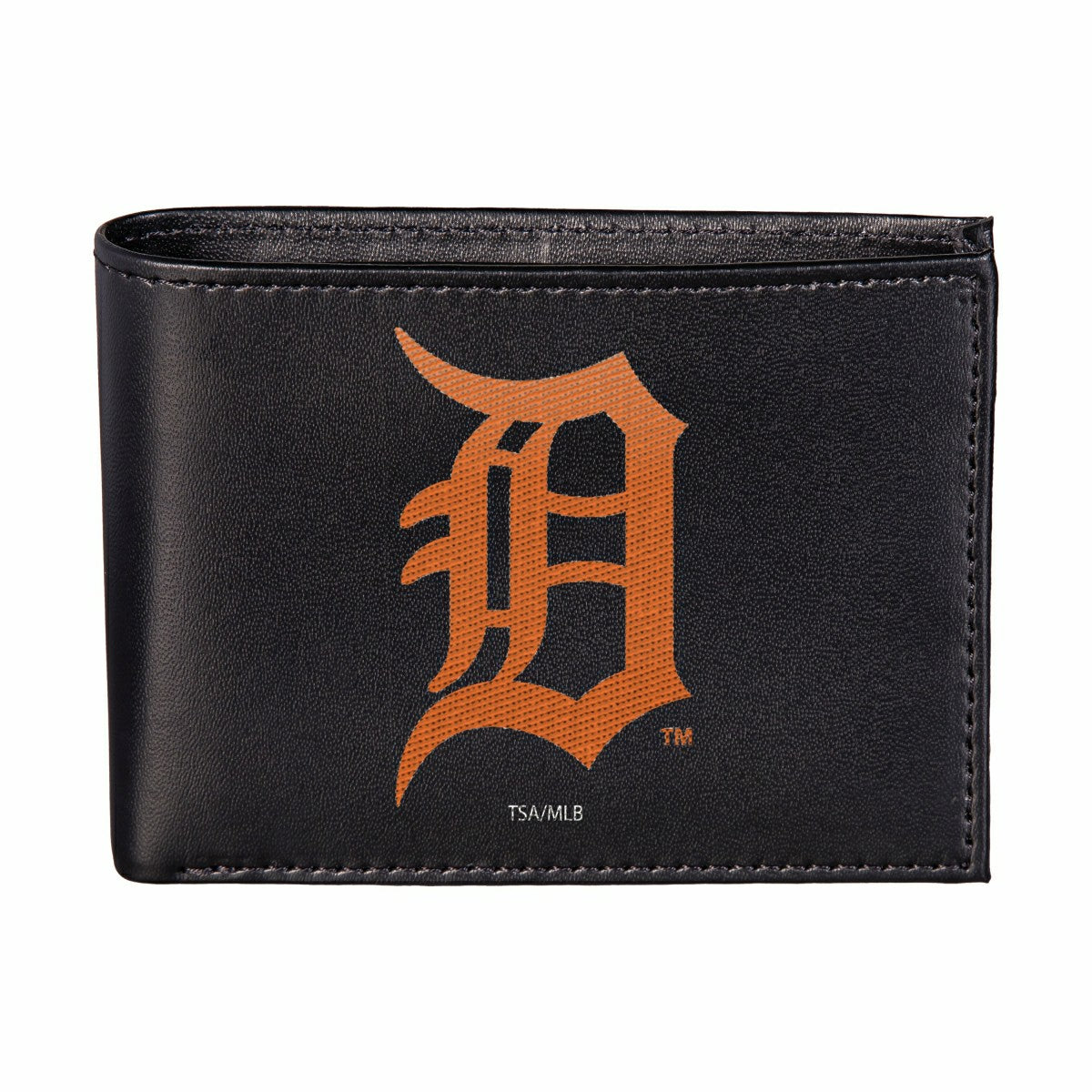 Detroit Tigers Black Bi-Fold Embroidered Wallet w/ RFID Blocking, MLB, Home