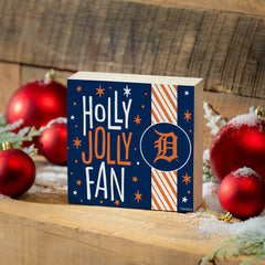 Detroit Tigers Block, Holiday, 6x6, MLB, Home