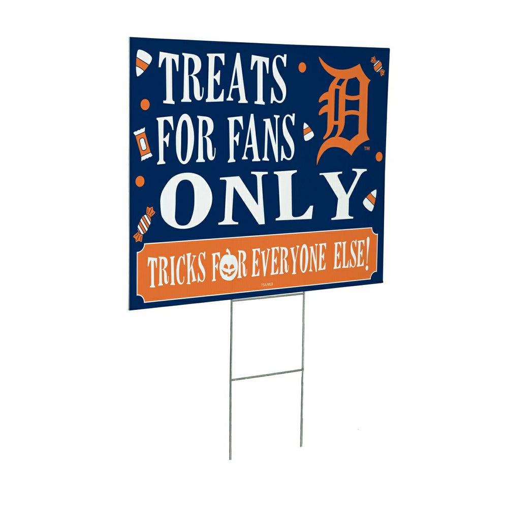 Detroit Tigers Yard Sign, Halloween Treats for Fans, MLB, Home