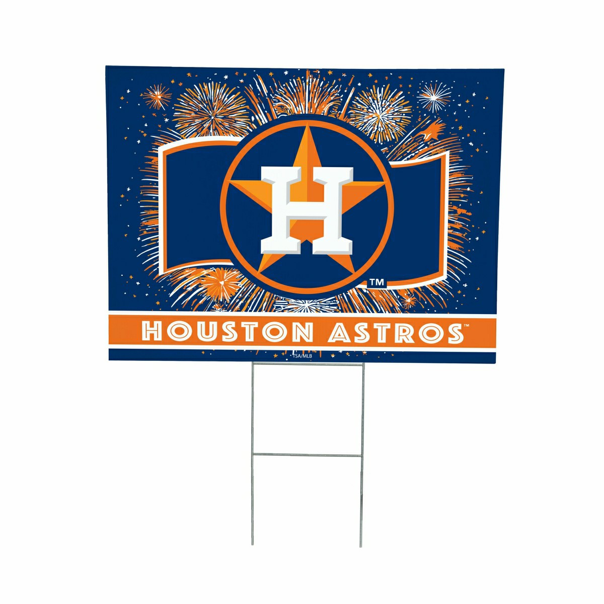 Houston Astros Yard Sign, Patriotic, MLB, Home