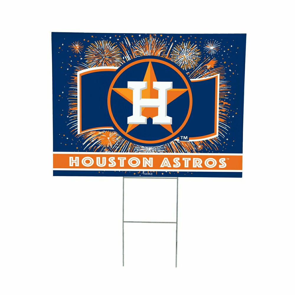 Houston Astros Yard Sign, Patriotic, MLB, Home