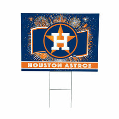 Houston Astros Yard Sign, Patriotic, MLB, Home
