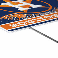 Houston Astros Yard Sign, Patriotic, MLB, Home