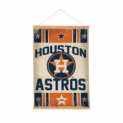 Houston Astros, Canvas Wall Tapestry, Medium, 36x24, MLB, Home