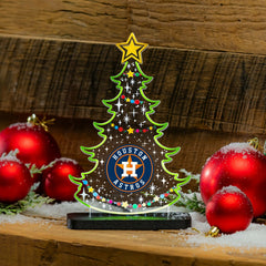 Houston Astros Baseball Holiday Tree Desklite LED Decor, MLB, Home