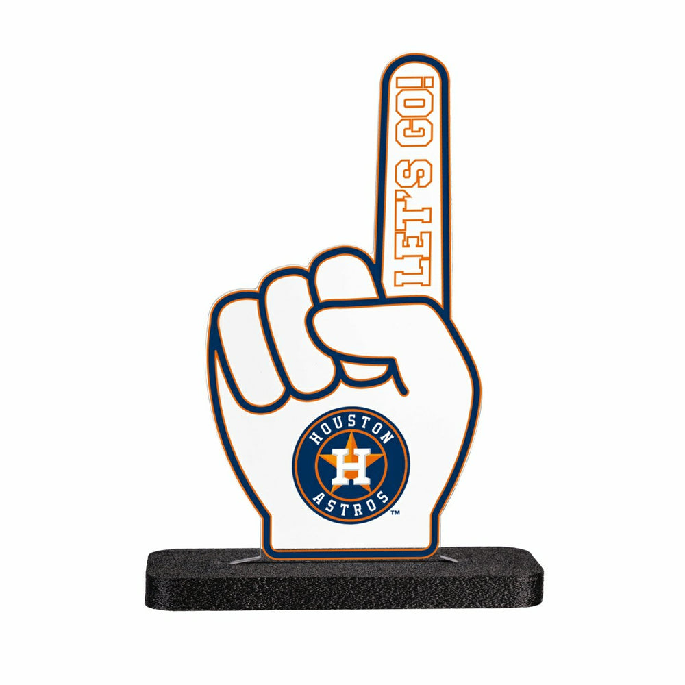 Houston Astros Baseball Foam Finger Desklite LED Decor, MLB, Home
