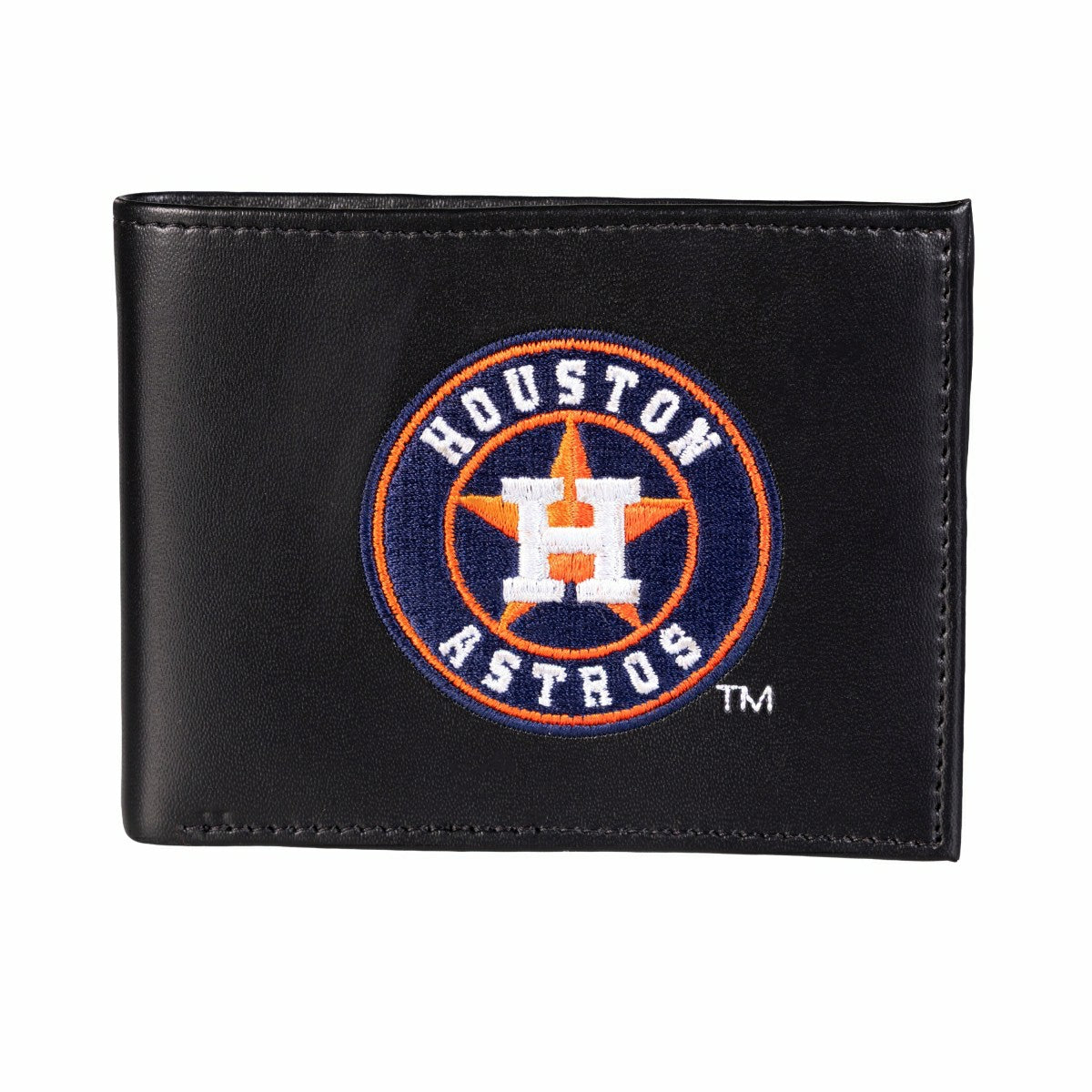 Houston Astros Black Bi-Fold Embroidered Wallet w/ RFID Blocking, MLB, Home
