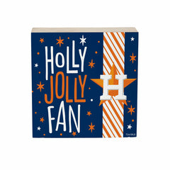 Houston Astros Block, Holiday, 6x6, MLB, Home