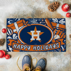 Houston Astros Holiday PVC Mat, 28"x16", MLB