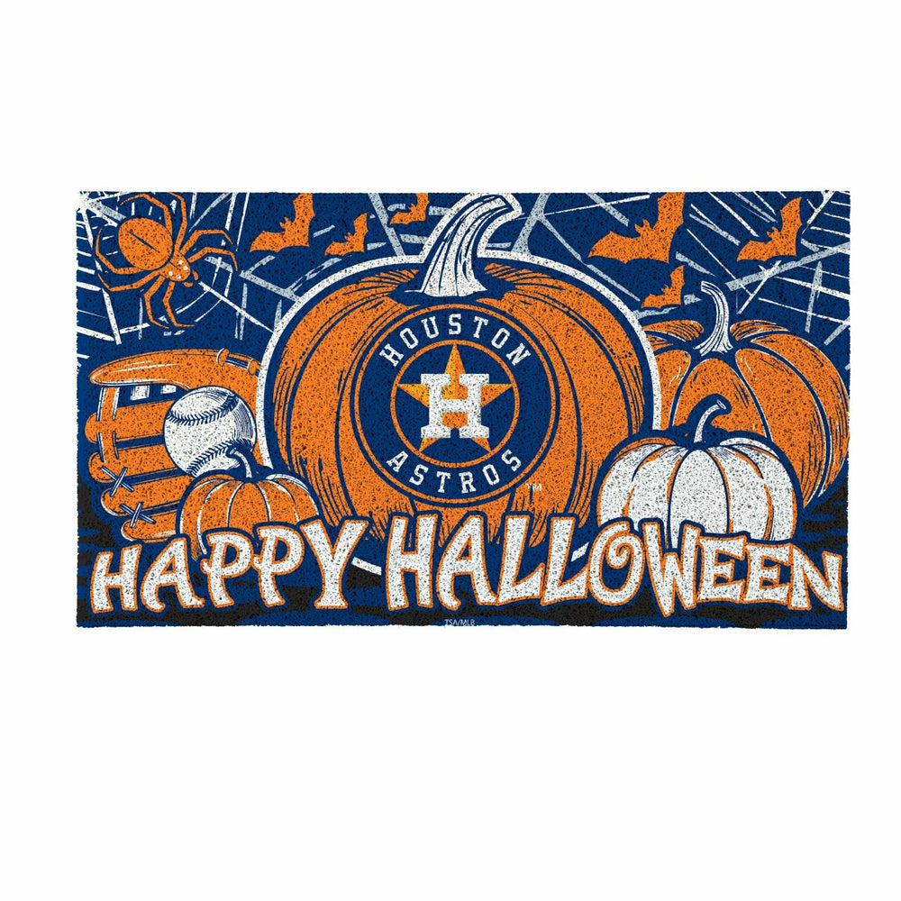 Houston Astros Halloween PVC Mat, 28"x16", MLB