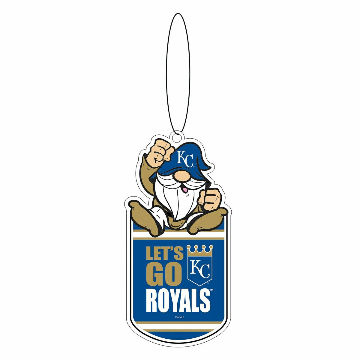 Kansas City Royals Gift Tag Ornament, Gnome Fan, MLB, Home