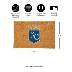 Kansas City Royals Large Full Color Coir Mat, 36"x24", MLB