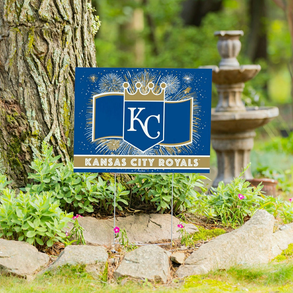Kansas City Royals Yard Sign, Patriotic, MLB, Home