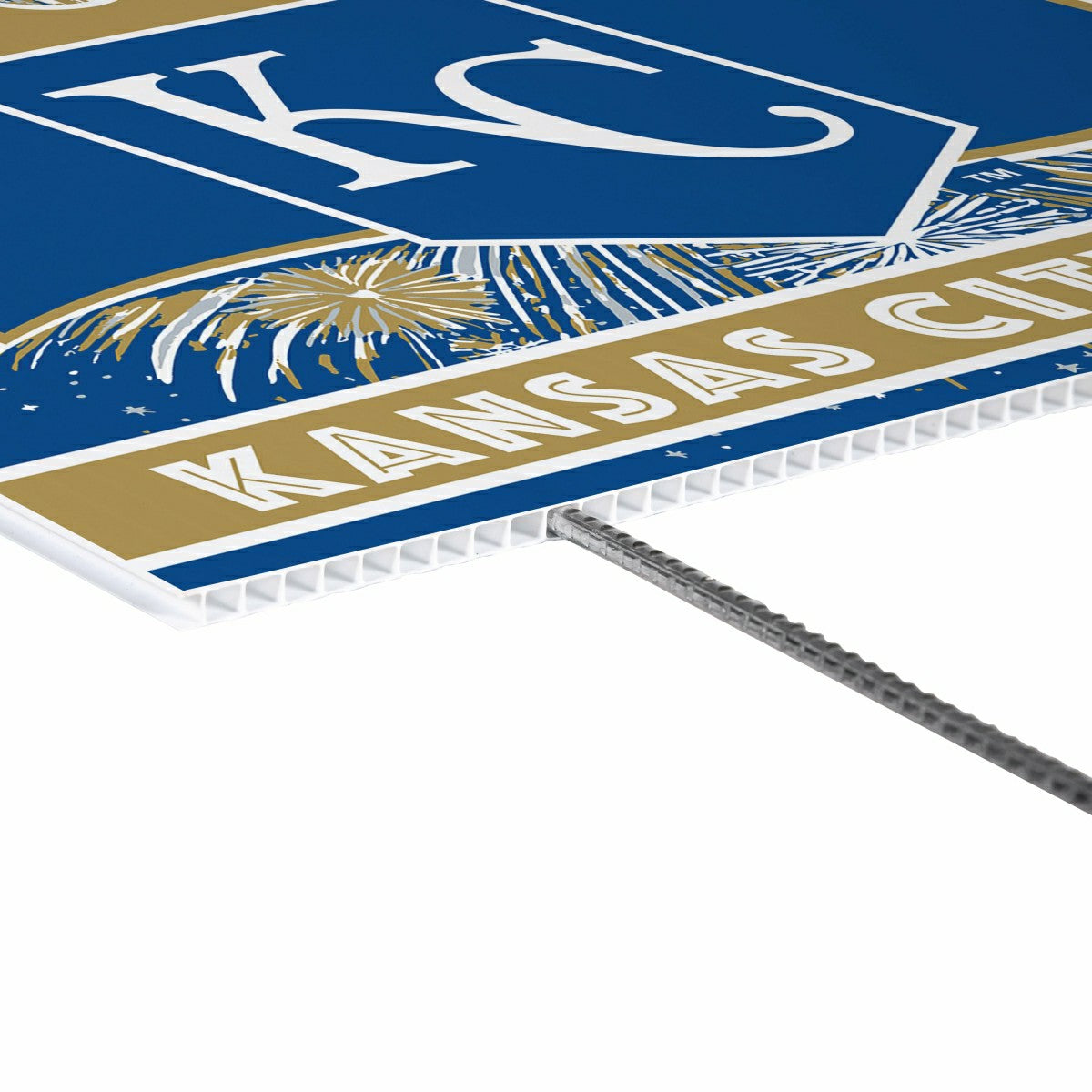 Kansas City Royals Yard Sign, Patriotic, MLB, Home