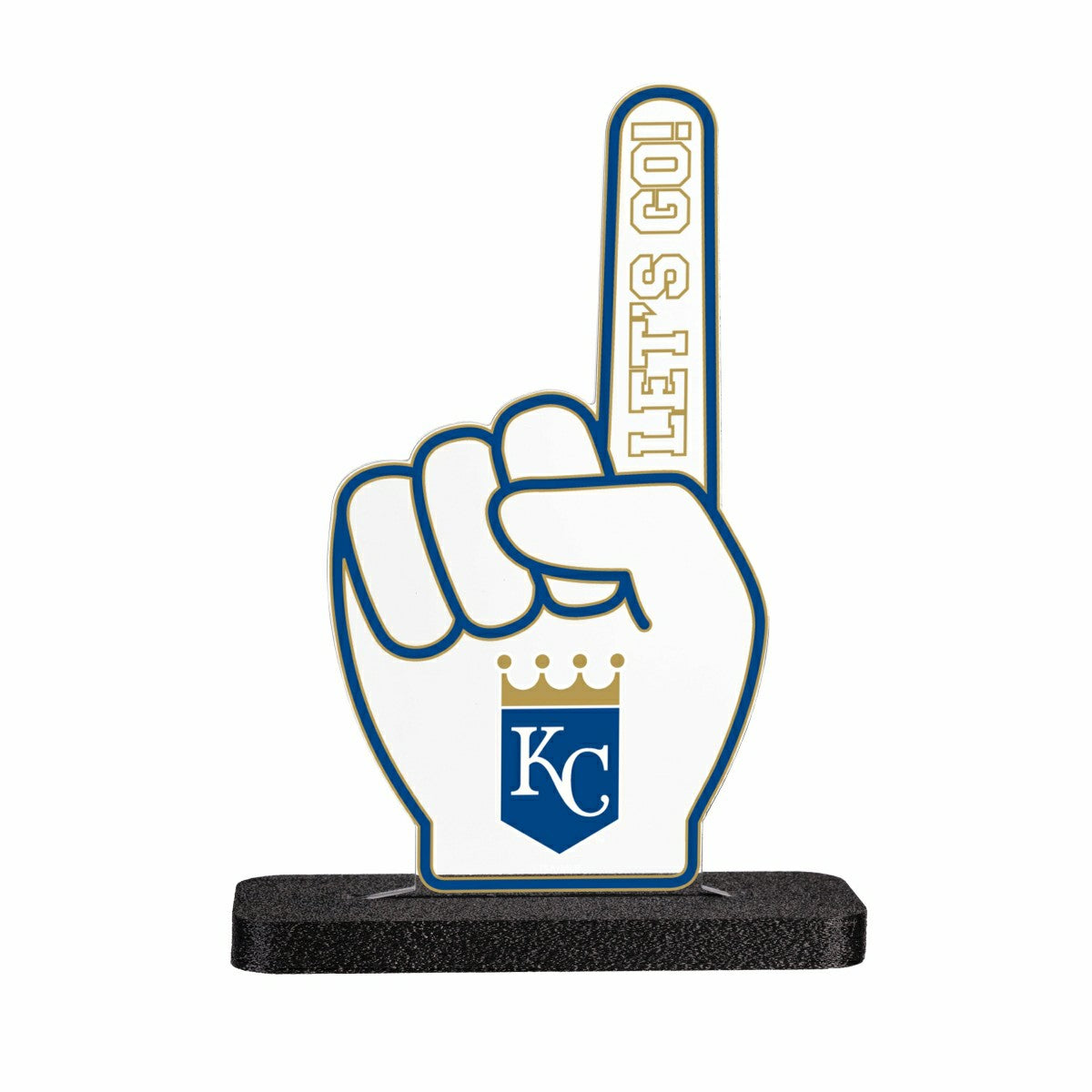 Kansas City Royals Baseball Foam Finger Desklite LED Decor, MLB, Home