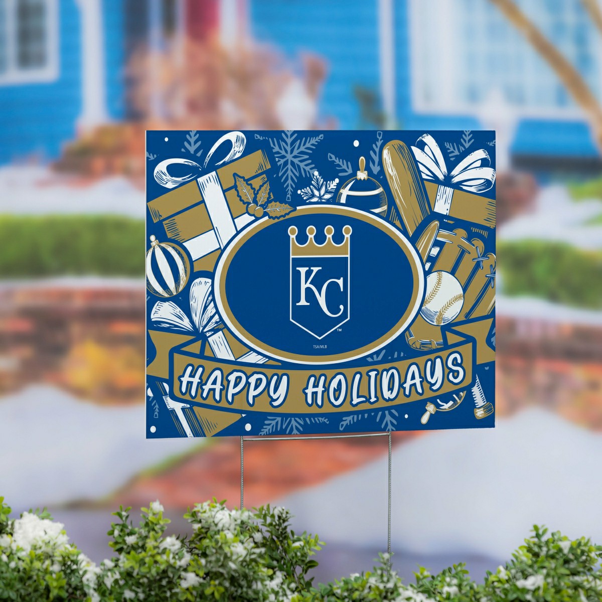 Kansas City Royals Yard Sign, Holiday, MLB, Home