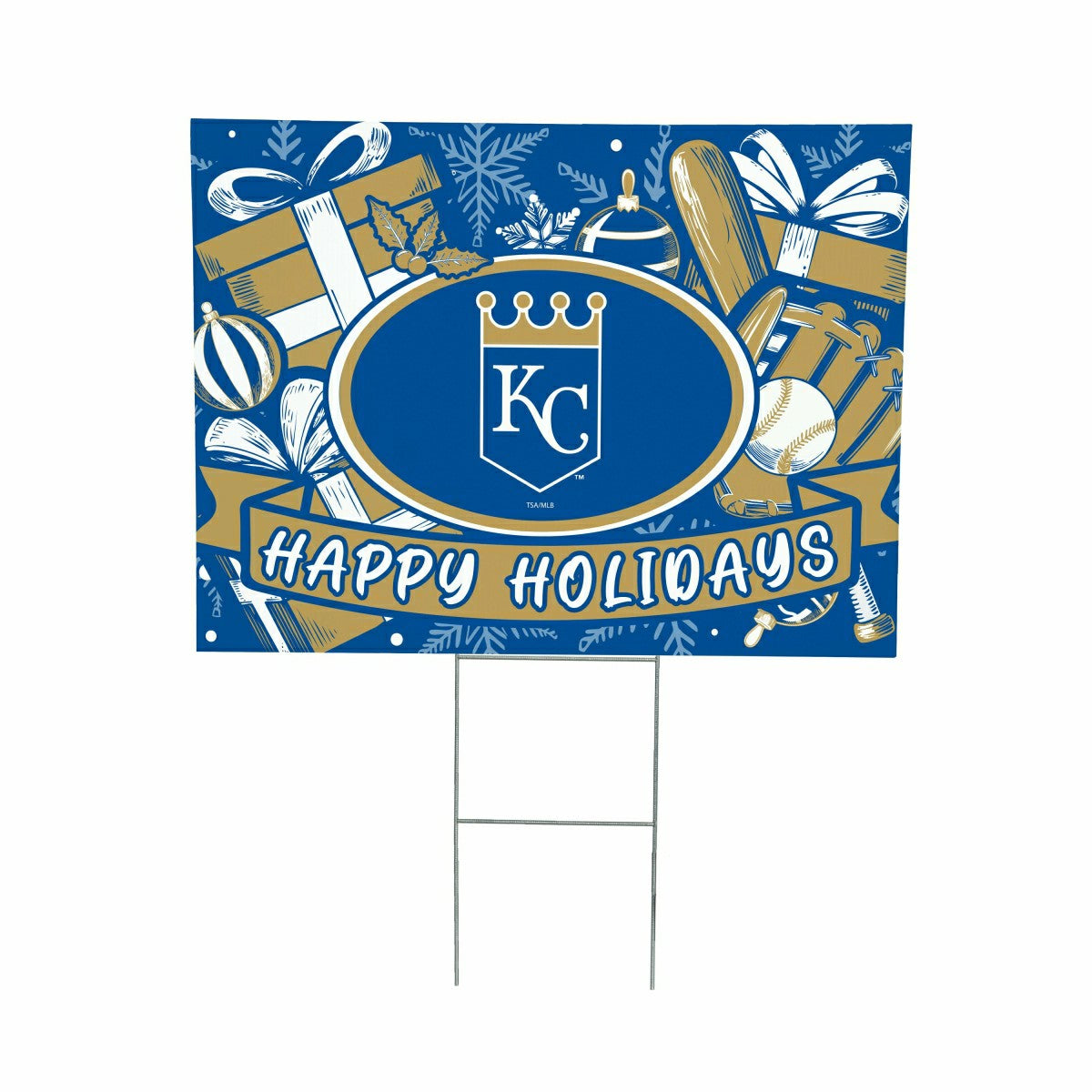 Kansas City Royals Yard Sign, Holiday, MLB, Home