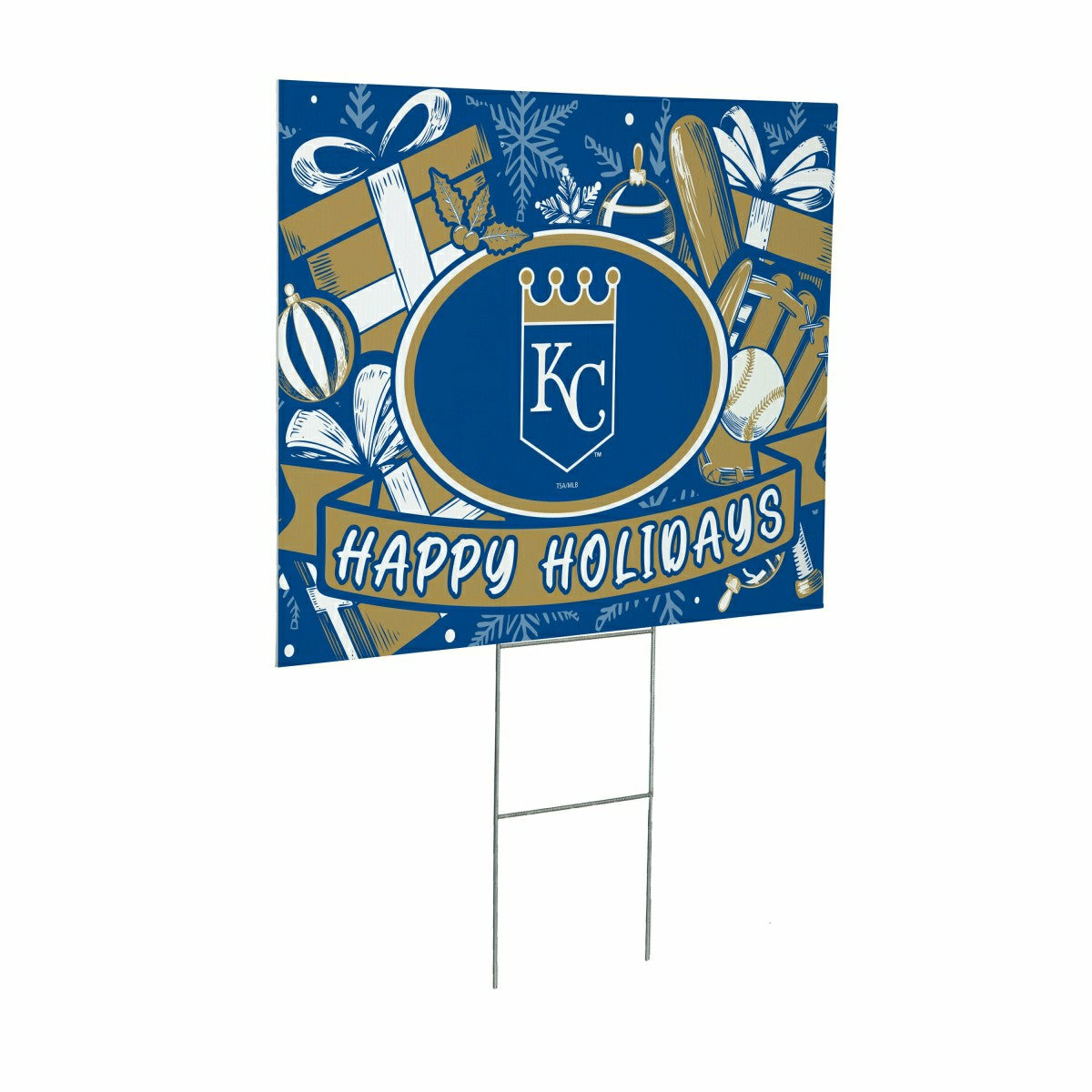 Kansas City Royals Yard Sign, Holiday, MLB, Home