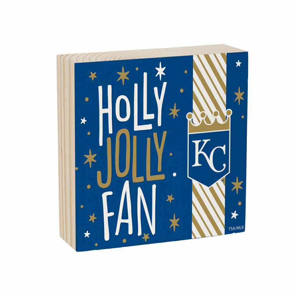 Kansas City Royals Block, Holiday, 6x6, MLB, Home