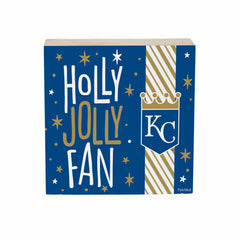Kansas City Royals Block, Holiday, 6x6, MLB, Home