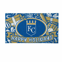 Kansas City Royals Holiday PVC Mat, 28"x16", MLB