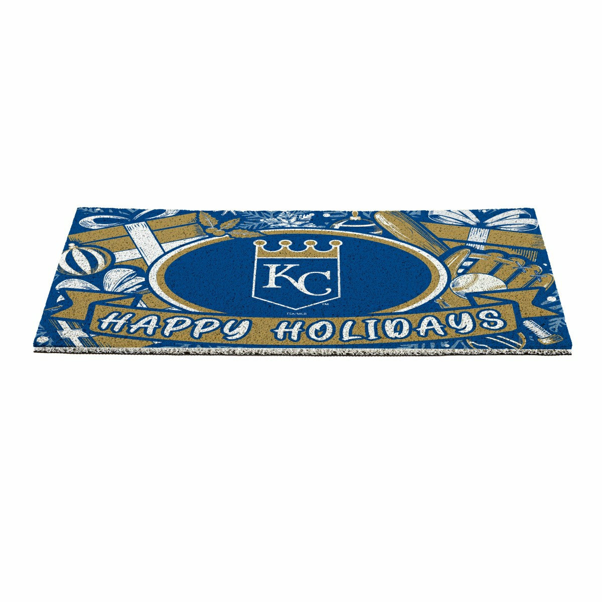 Kansas City Royals Holiday PVC Mat, 28"x16", MLB