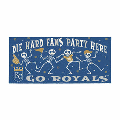 Kansas City Royals Flocked Coir Halloween Sassafras Switch Mat, 22"x10, MLB