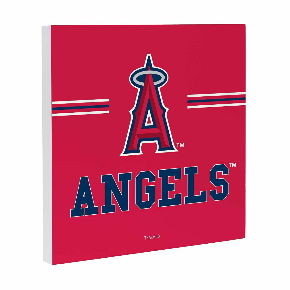 Los Angeles Angels Wood Wall Sign, 12x12, MLB, Home