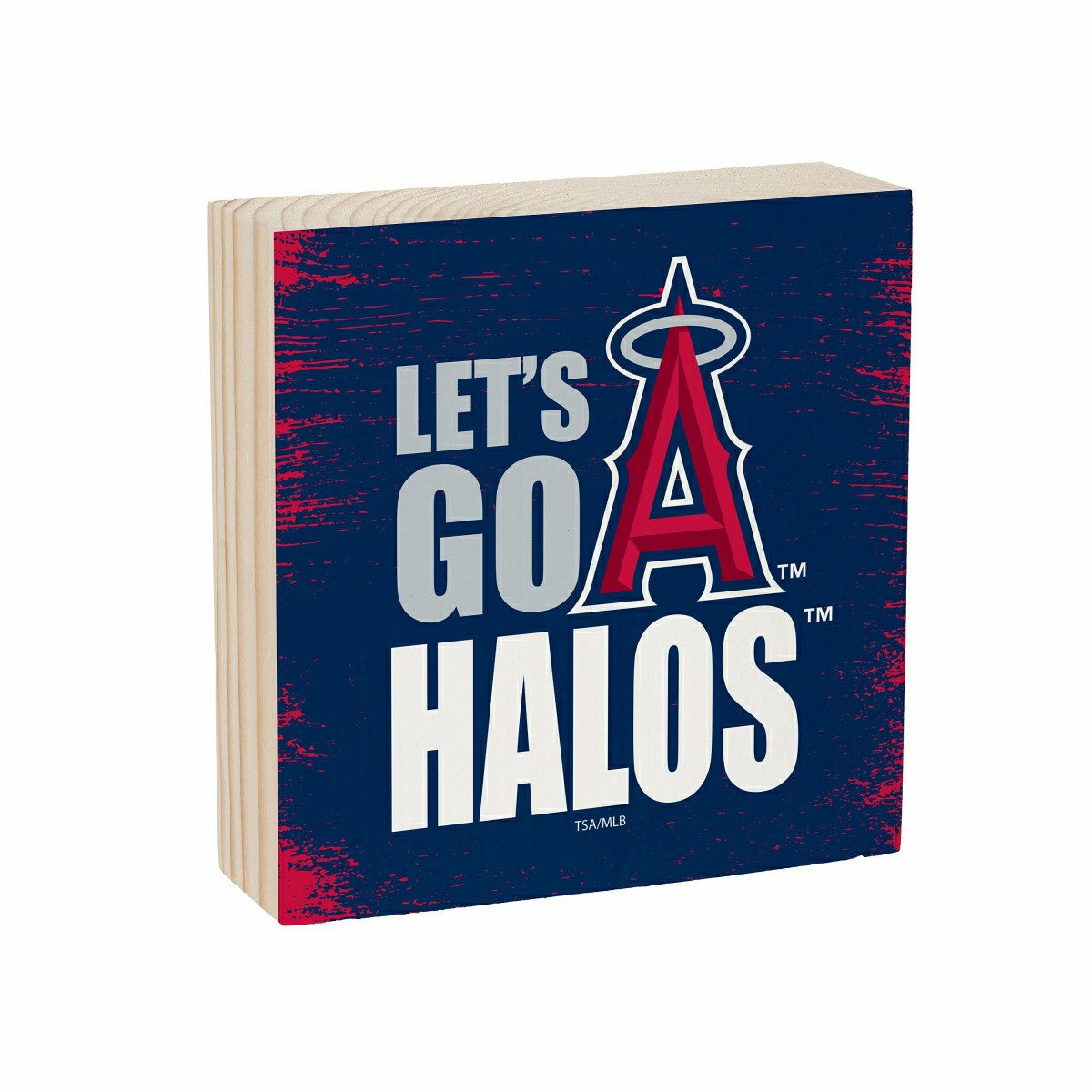 Los Angeles Angels Plock, Down Home Fans, 6x6, MLB, Home