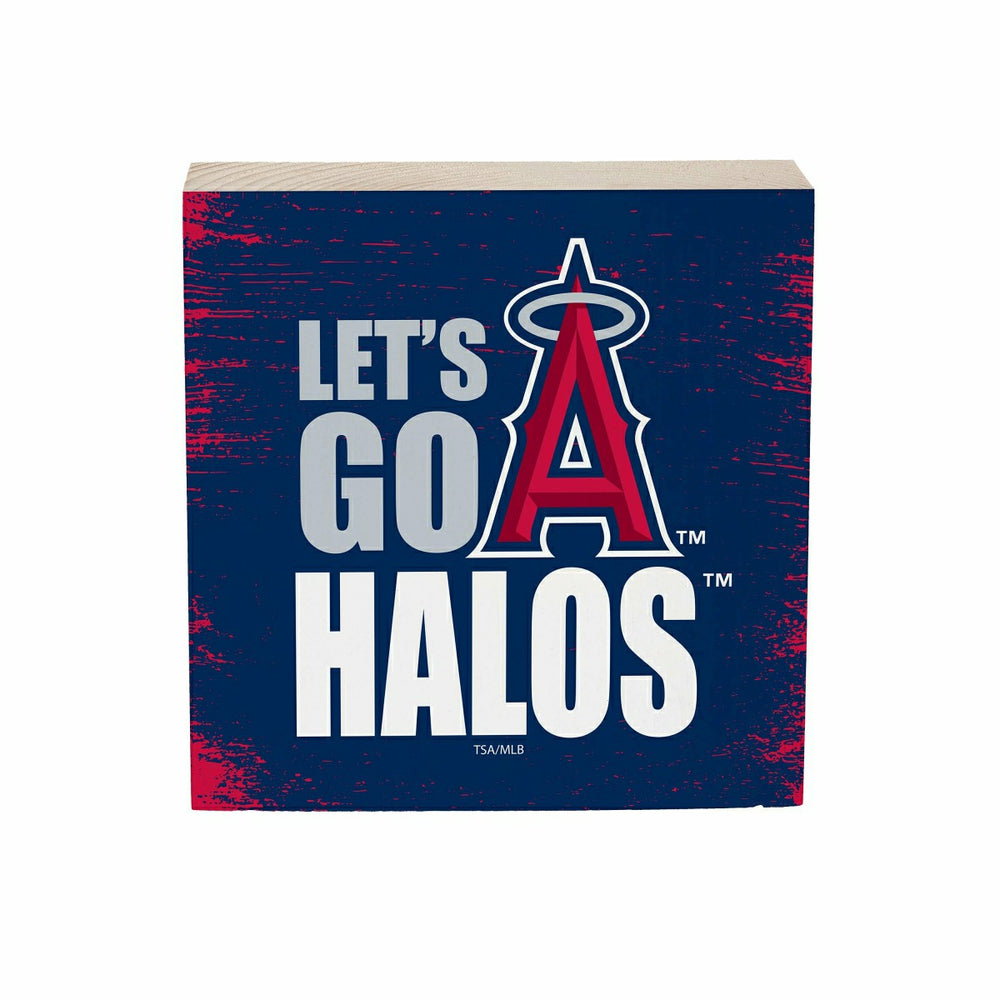 Los Angeles Angels Plock, Down Home Fans, 6x6, MLB, Home