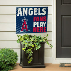 Los Angeles Angels Coroplast Yard Sign "Fans Play Here", MLB, Home