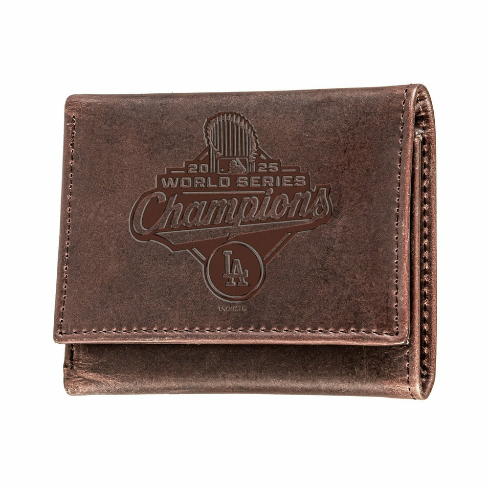 Los Angeles Dodgers, World Series 2025 Wallet, Tri-fold, Brown, MLB, Home