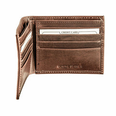 Los Angeles Dodgers Bi-Fold Wallet, Brown, World Series Champions 2024, MLB, Home
