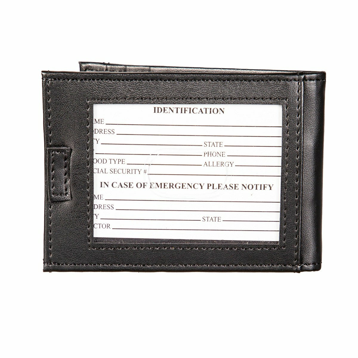 Los Angeles Dodgers Front Pocket Wallet with RFID Blocking, Black, SC2, MLB, Home