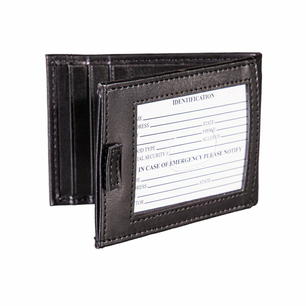 Los Angeles Dodgers Front Pocket Wallet with RFID Blocking, Black, SC2, MLB, Home
