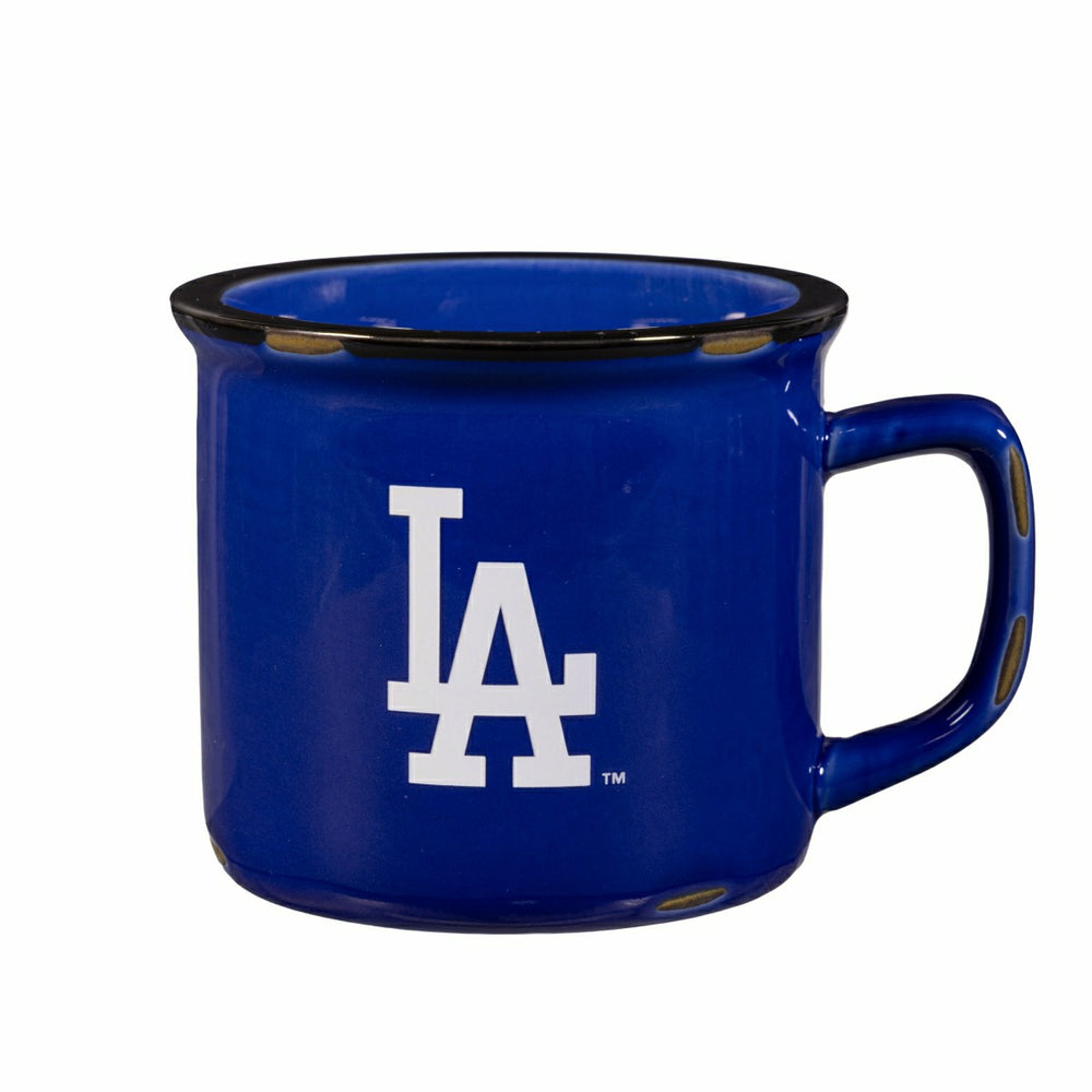 Los Angeles Dodgers Ceramic Camp Cup with Enamel Finish, 14oz, MLB, Home