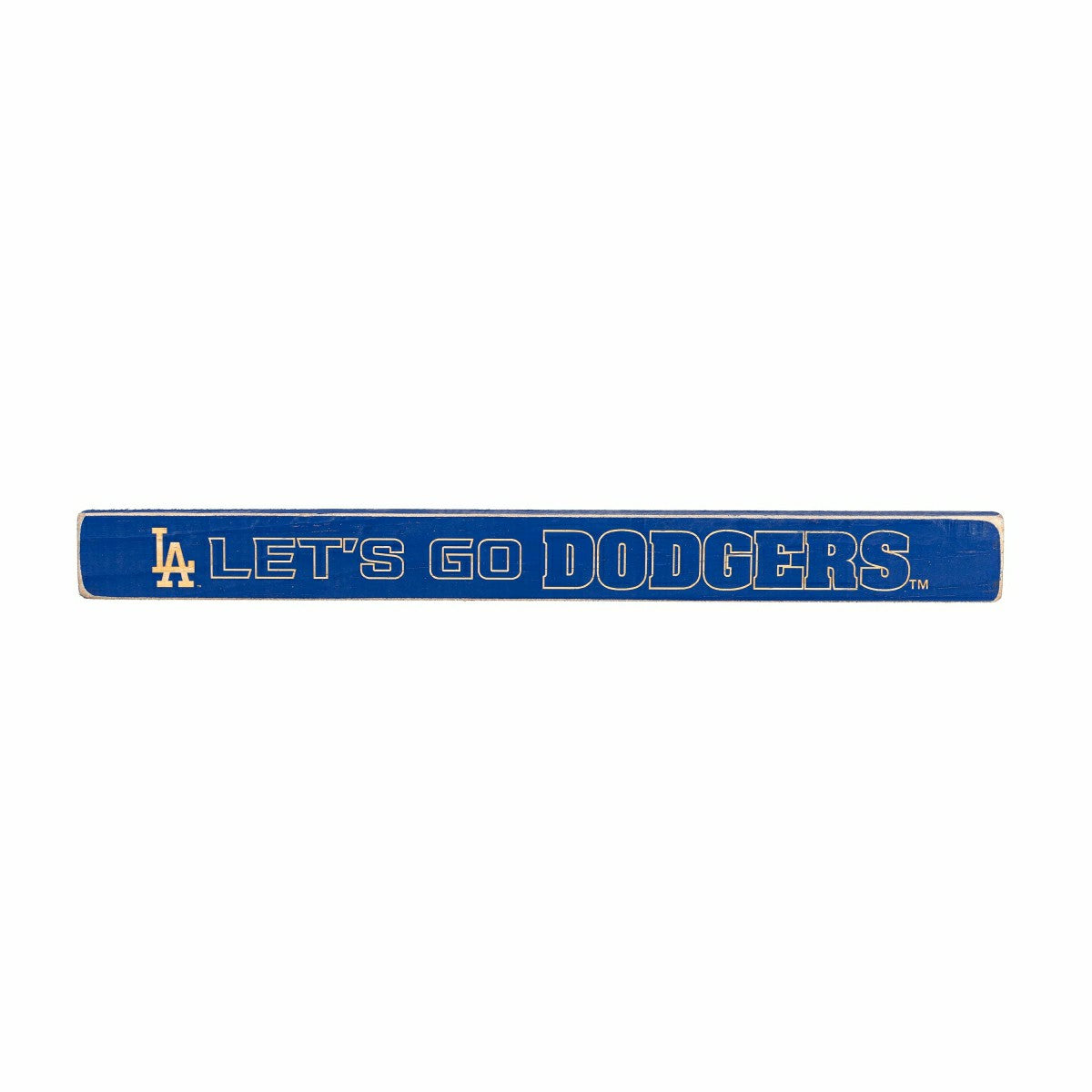 Los Angeles Dodgers Engraved Wood Sign, 1.5" x 18", MLB, Home
