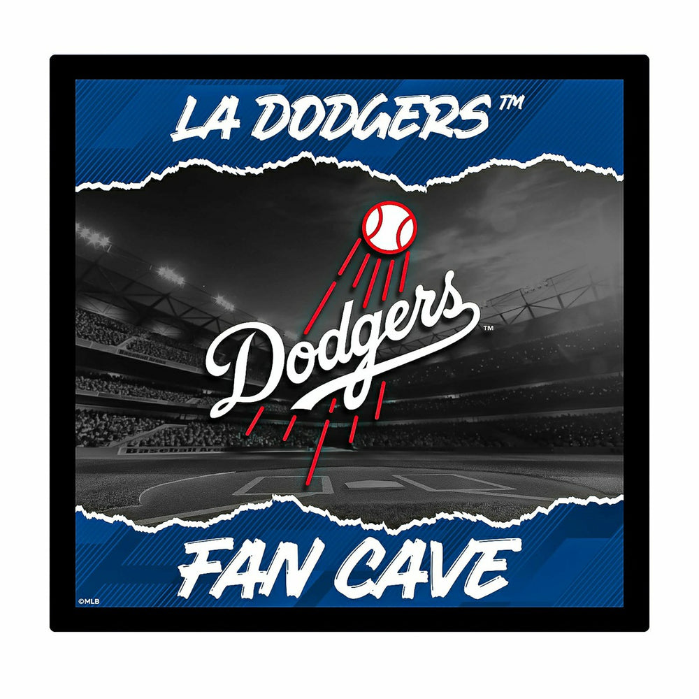 Los Angeles Dodgers 23"H x 23"L LED Wall Decor, Edgelite, Square, MLB, Home