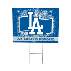Los Angeles Dodgers Yard Sign, Patriotic, MLB, Home
